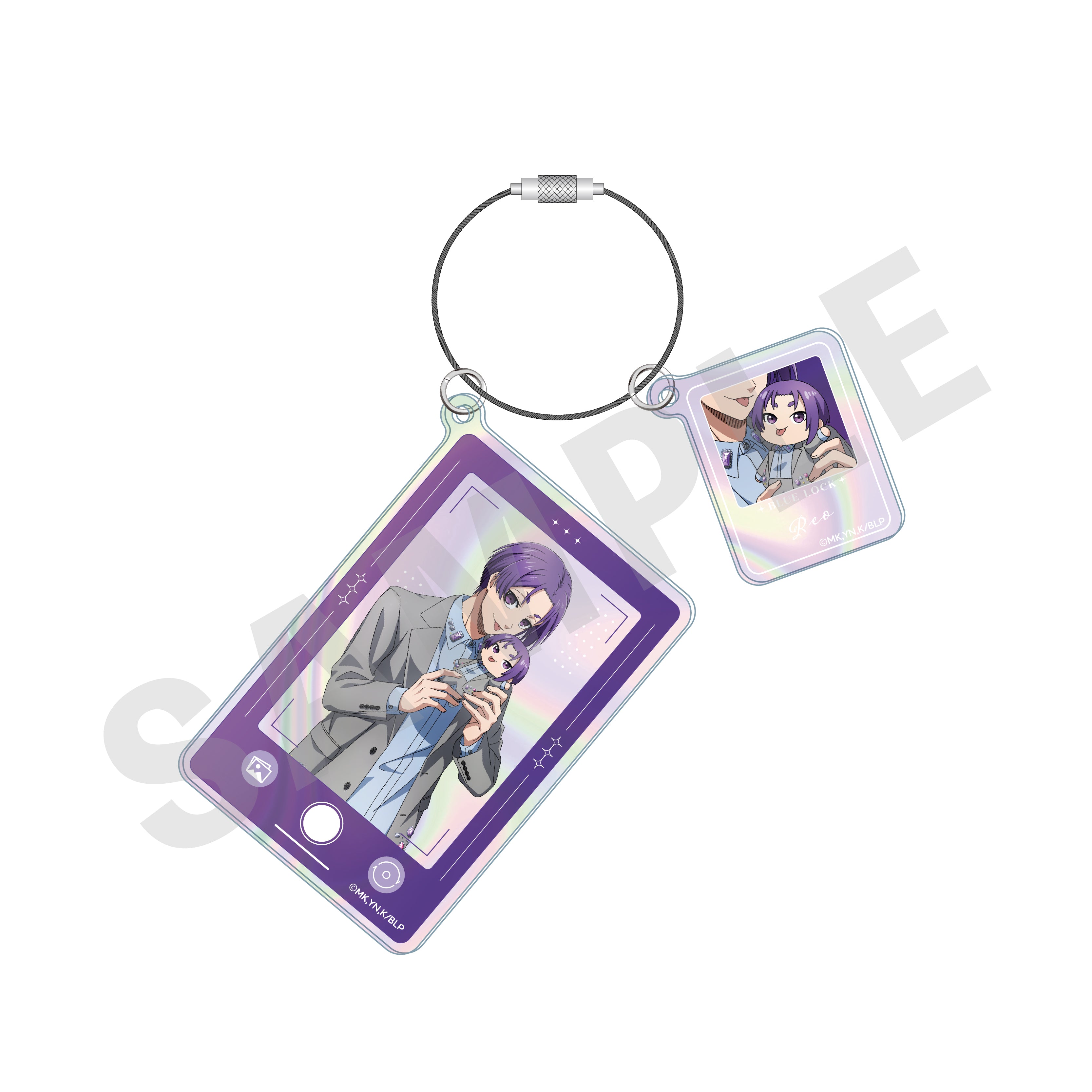 ブルーロック のグッズ、御影玲王のアクリルキーホルダーの画像です
