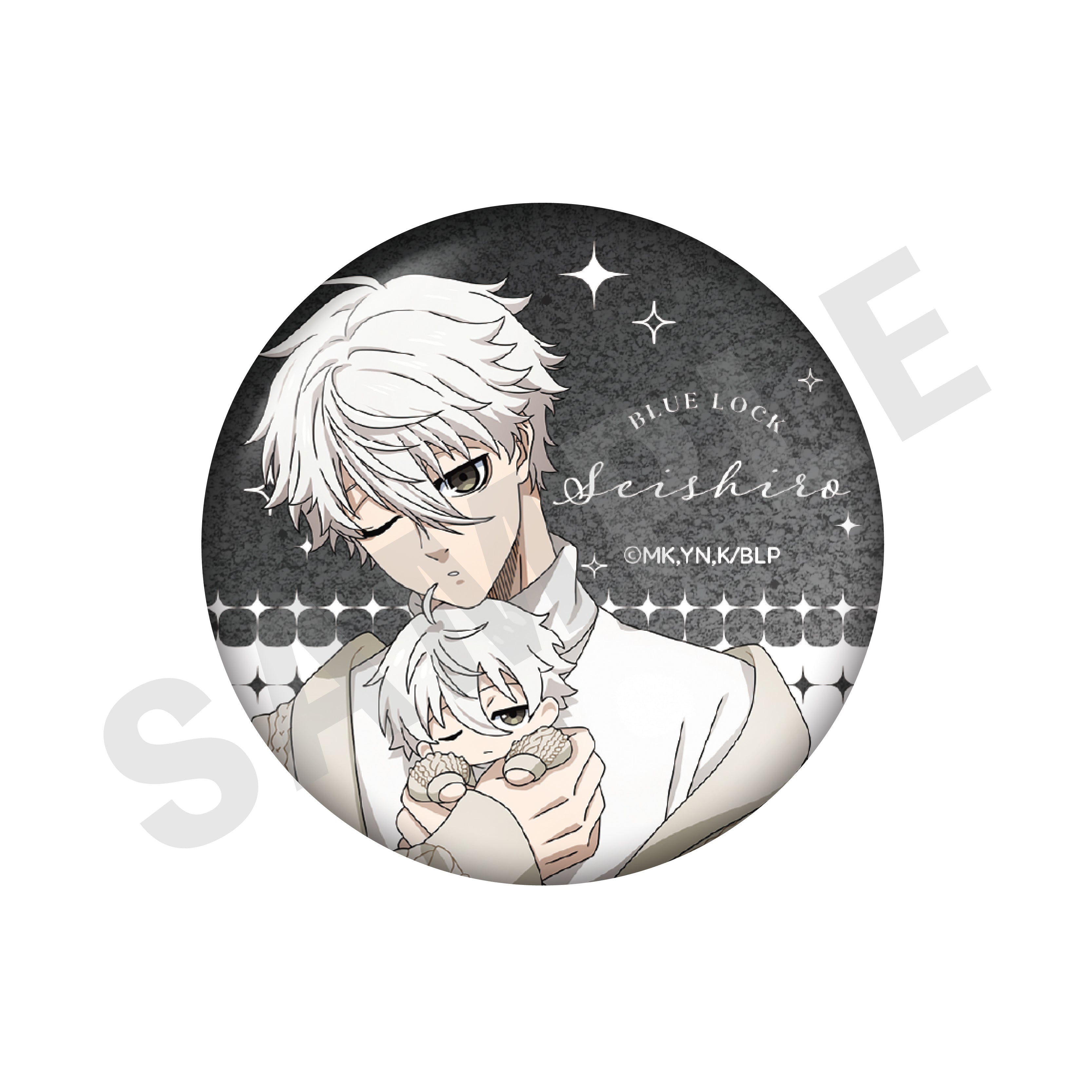 ブルーロック のグッズ、凪誠士郎の缶バッジの画像です