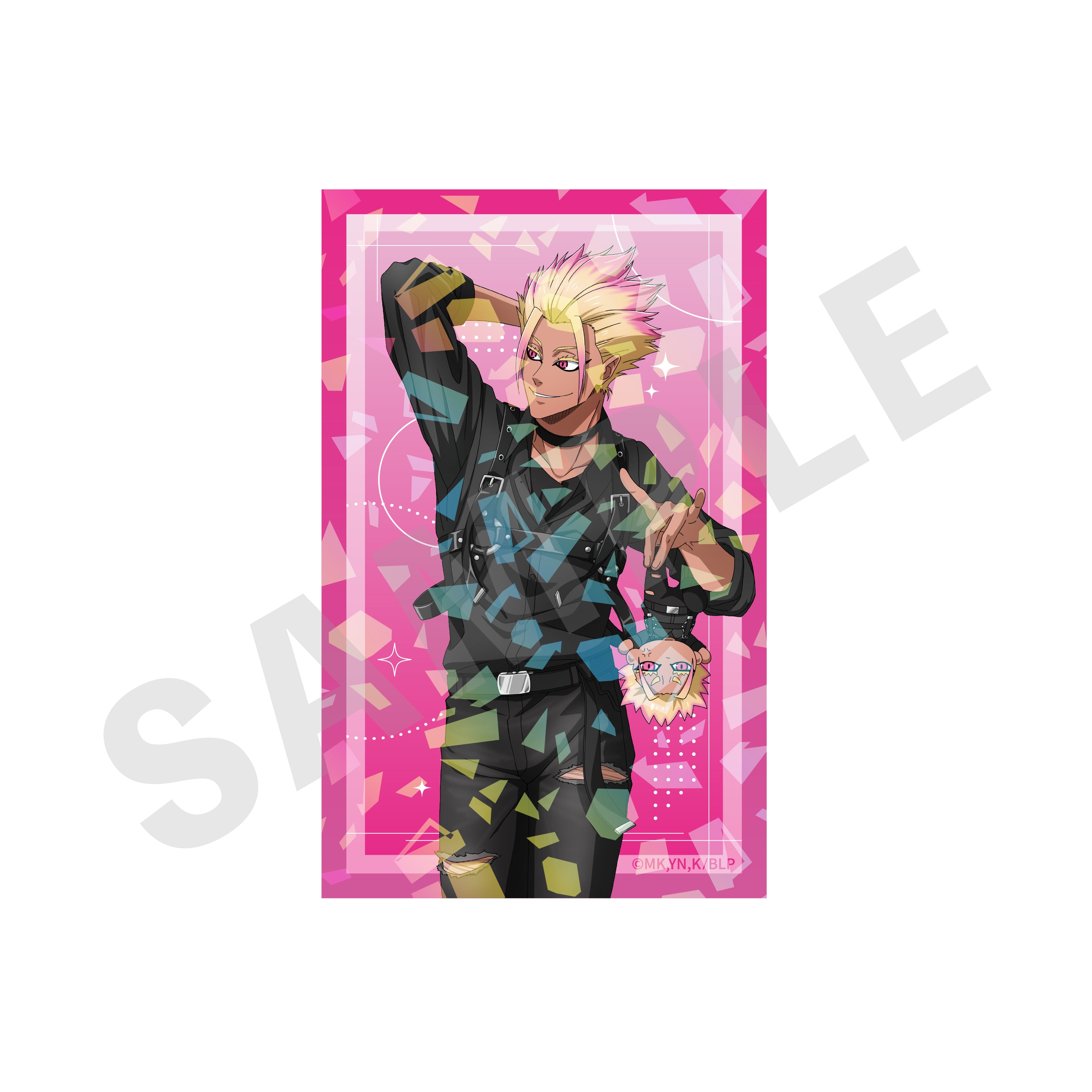 ブルーロック のグッズ、士道龍聖のホログラムカードの画像です