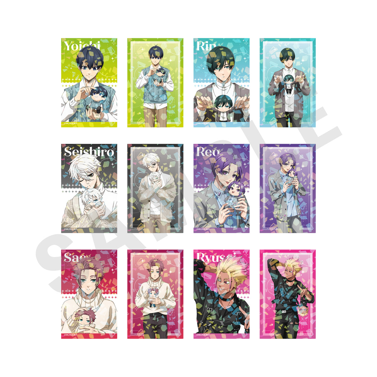 ブルーロック だっこシリーズ 凪 缶バッジ ホログラムカード 特典