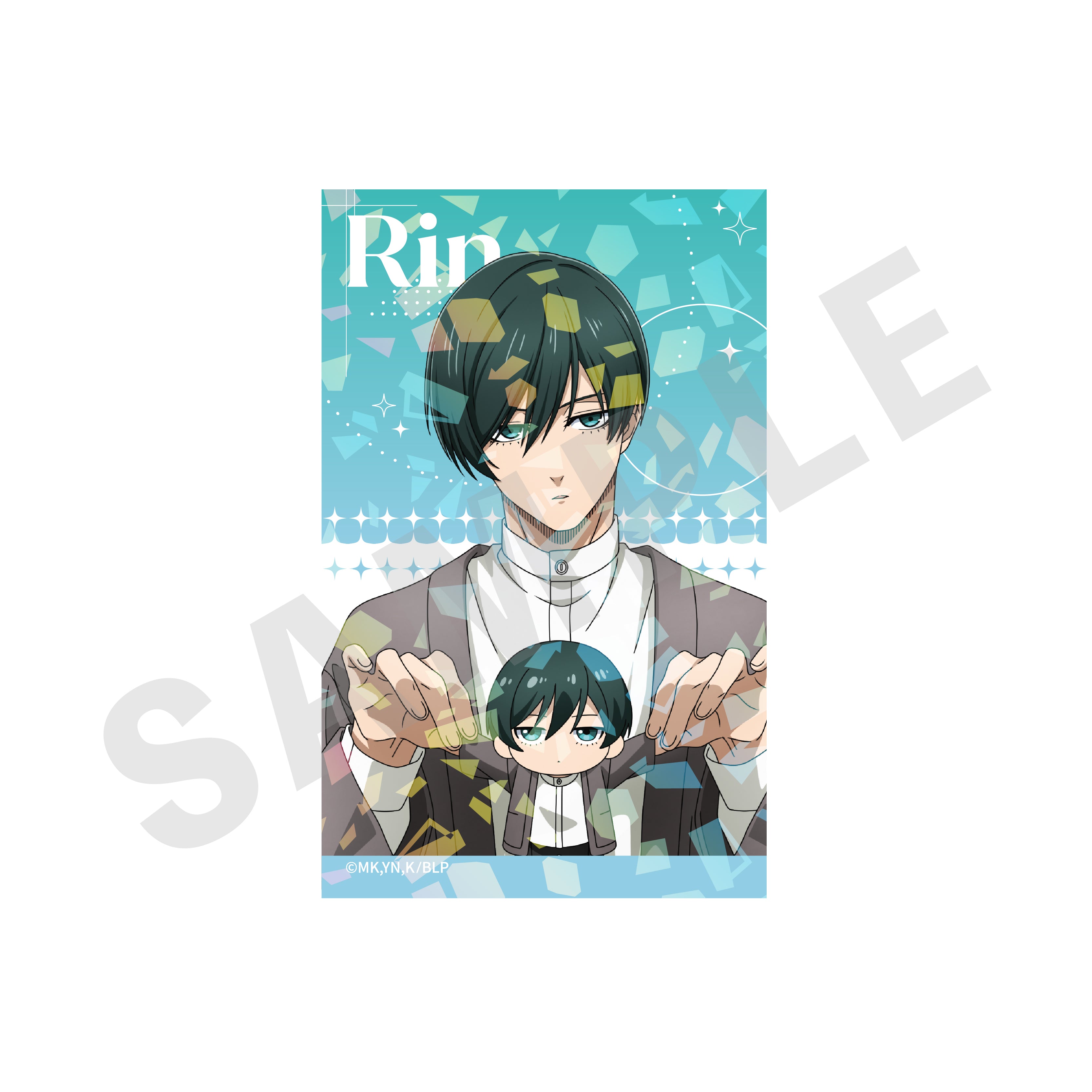 ブルーロック のグッズ、糸師凛のホログラムカードの画像です