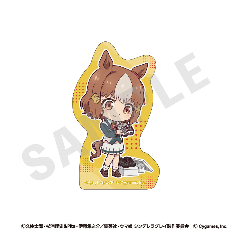 アニメ『ウマ娘 シンデレラグレイ』 のグッズ、ベルノライトのステッカーの画像です