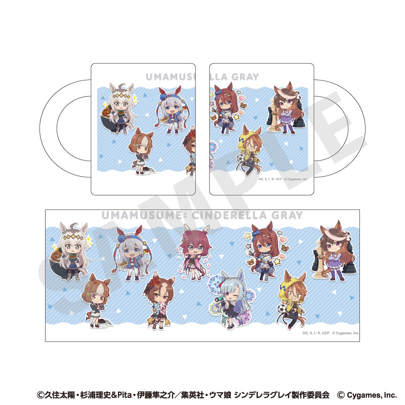 アニメ『ウマ娘 シンデレラグレイ』 のグッズ、マグカップの画像です