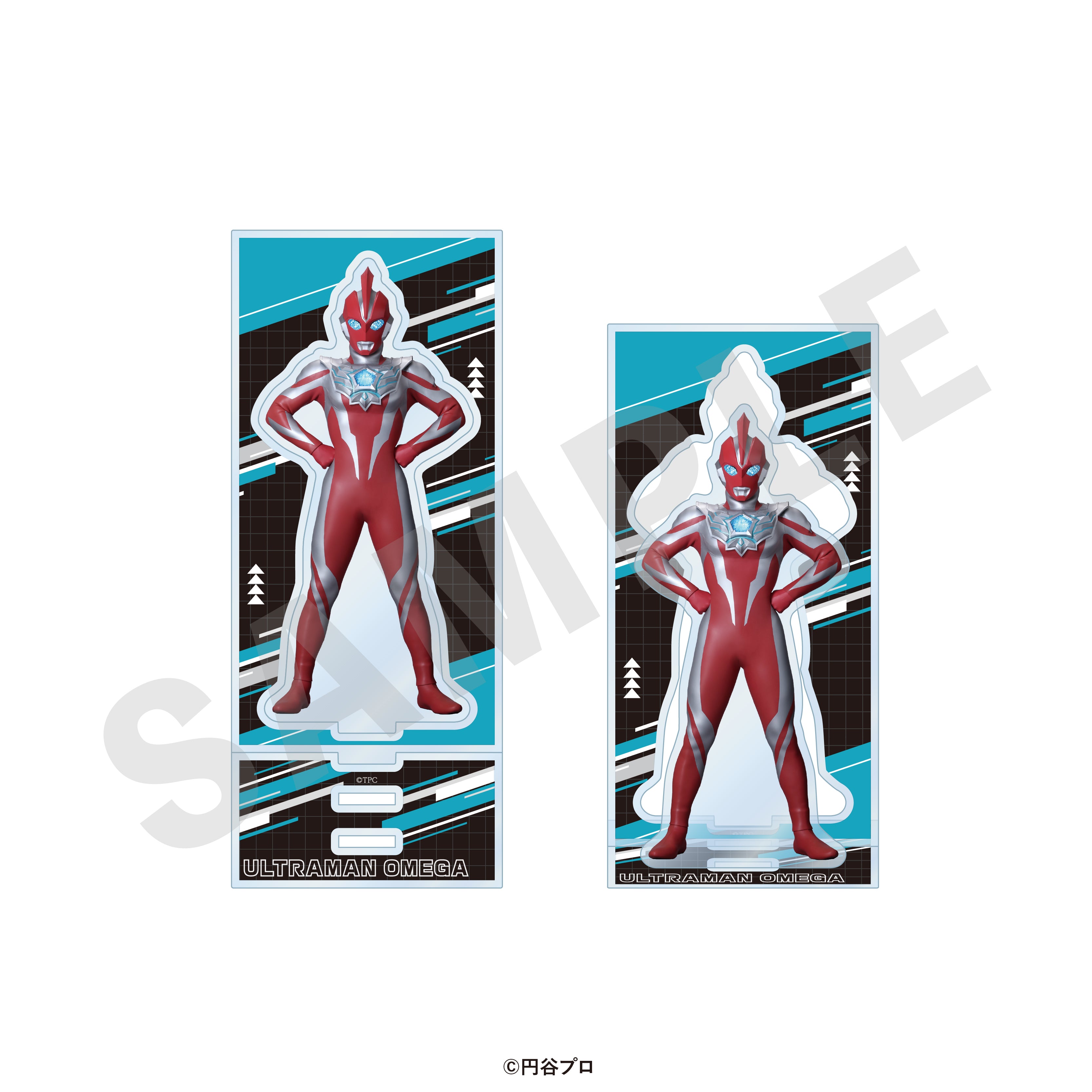ウルトラマンシリーズ のグッズ、ウルトラマンオメガのアクリルスタンドの画像です