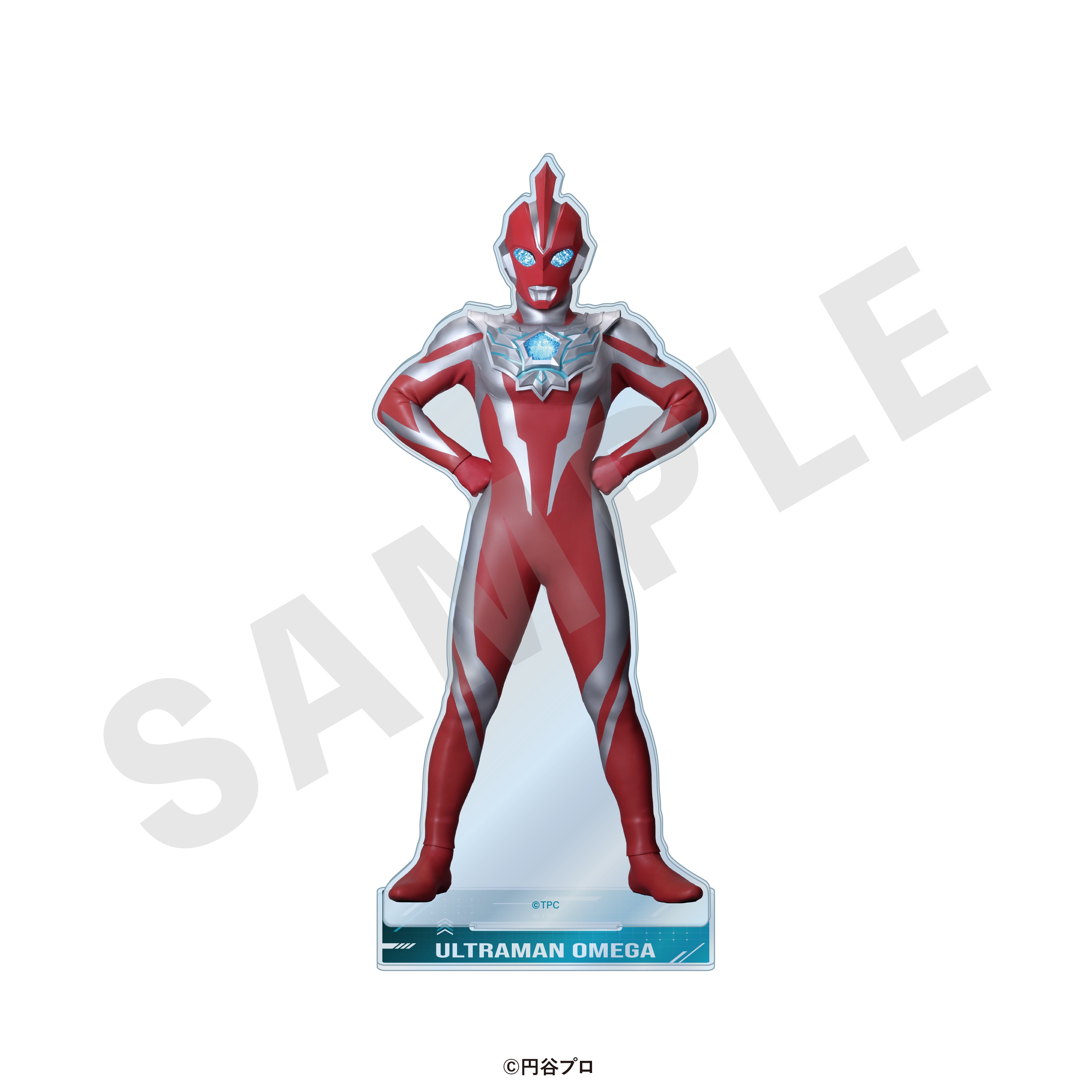 ウルトラマンシリーズ のグッズ、ウルトラマンオメガのアクリルスタンドの画像です