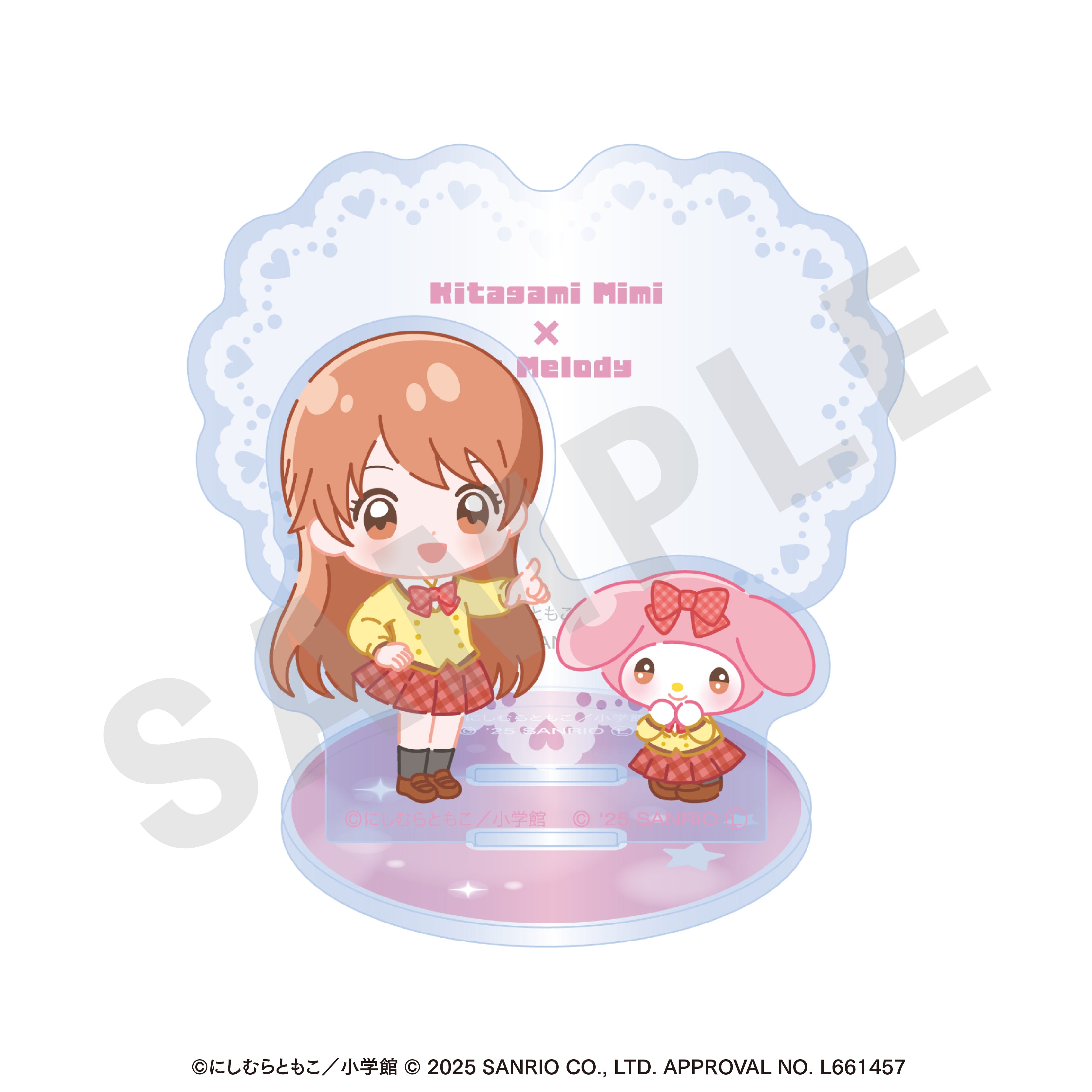 ちゃおヒロインズ×サンリオキャラクターズ のグッズ、北神未海・マイメロディのアクリルスタンドの2枚目の画像です