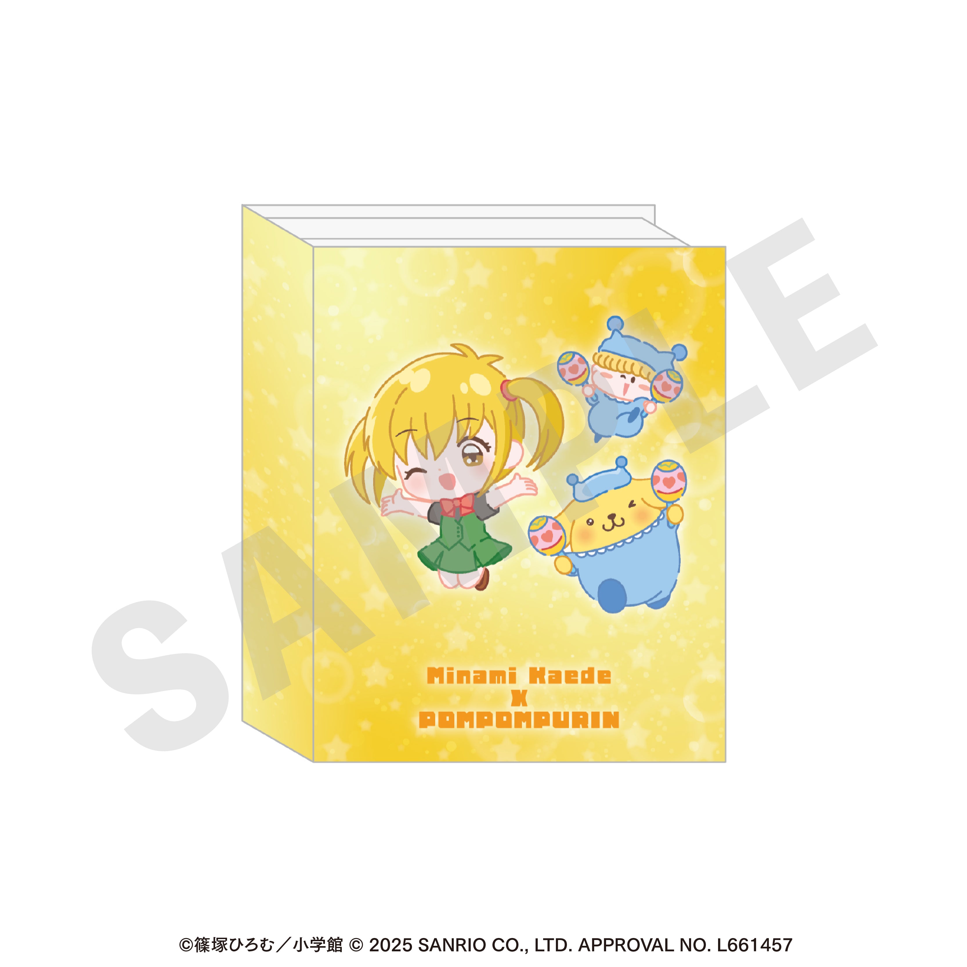 ちゃおヒロインズ×サンリオキャラクターズ のグッズ、南楓・ポムポムプリンのメモ帳の1枚目の画像です