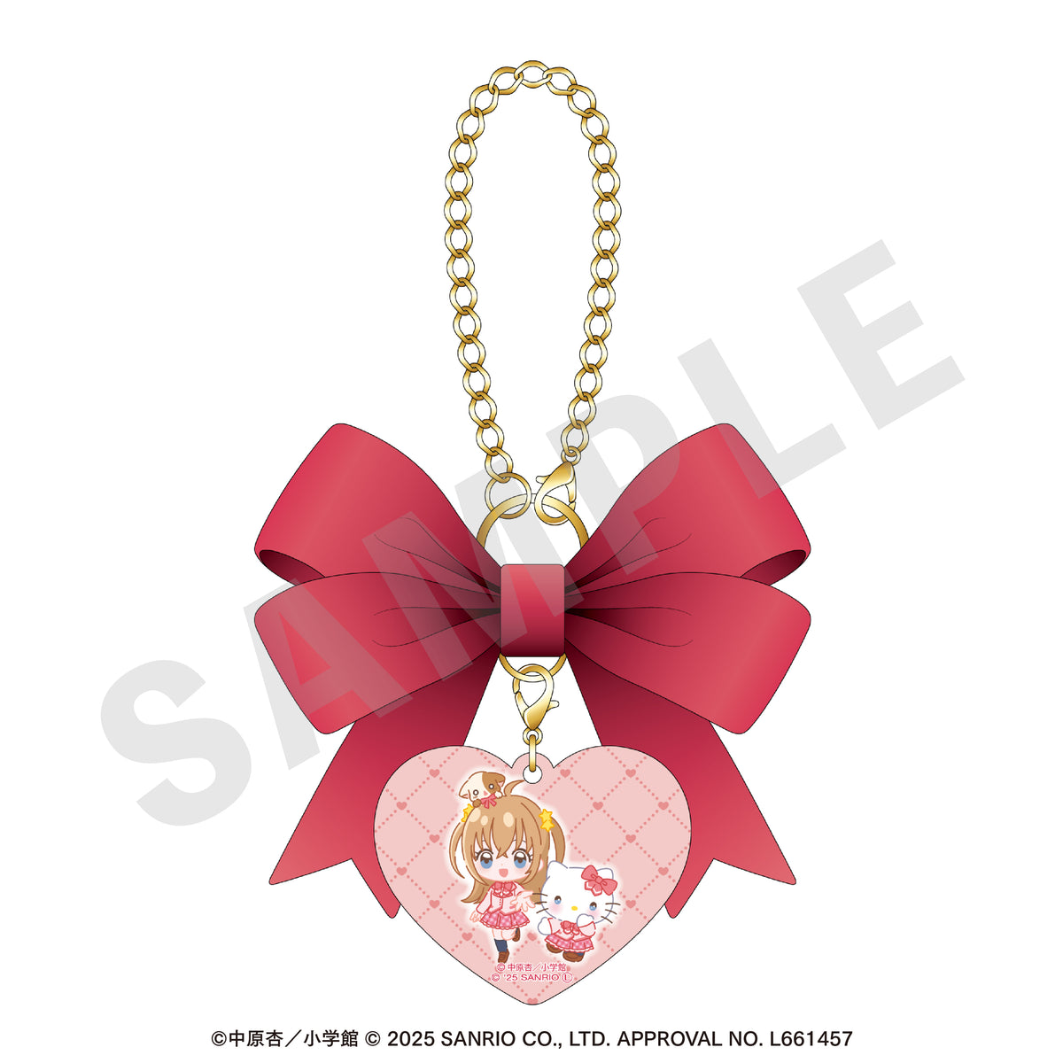 ちゃおヒロインズ×サンリオキャラクターズ リボンチャーム 月島きらり