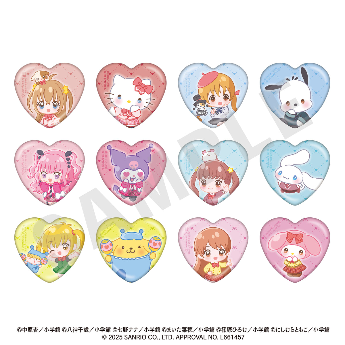 単品】ちゃおヒロインズ×サンリオキャラクターズ トレーディング