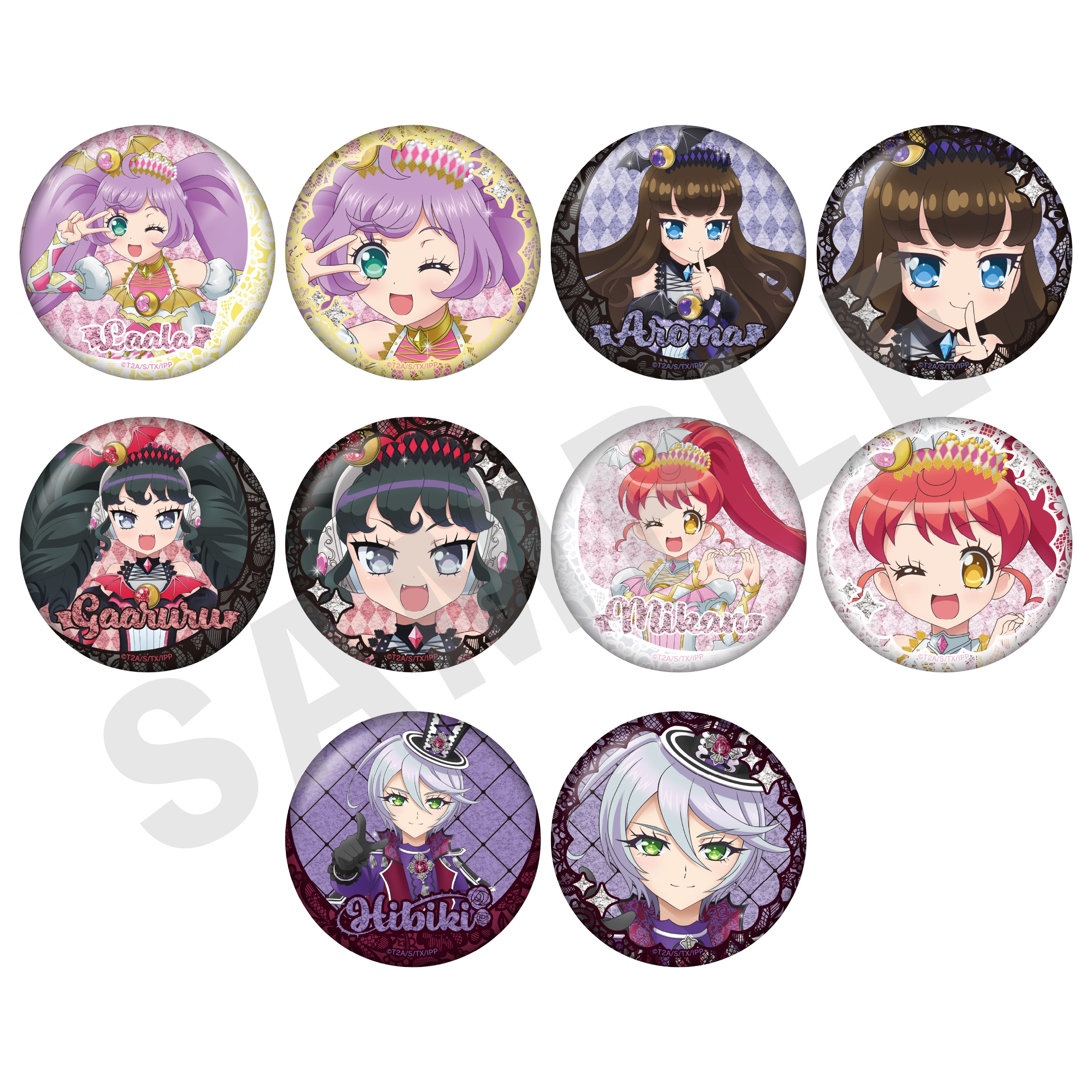 プリパラ トレーディング 缶バッジ オープニング みれぃ 2種 セット 新品 予約 09/05 発送予定】 しゅごキャラ！トレーディング缶バッジ