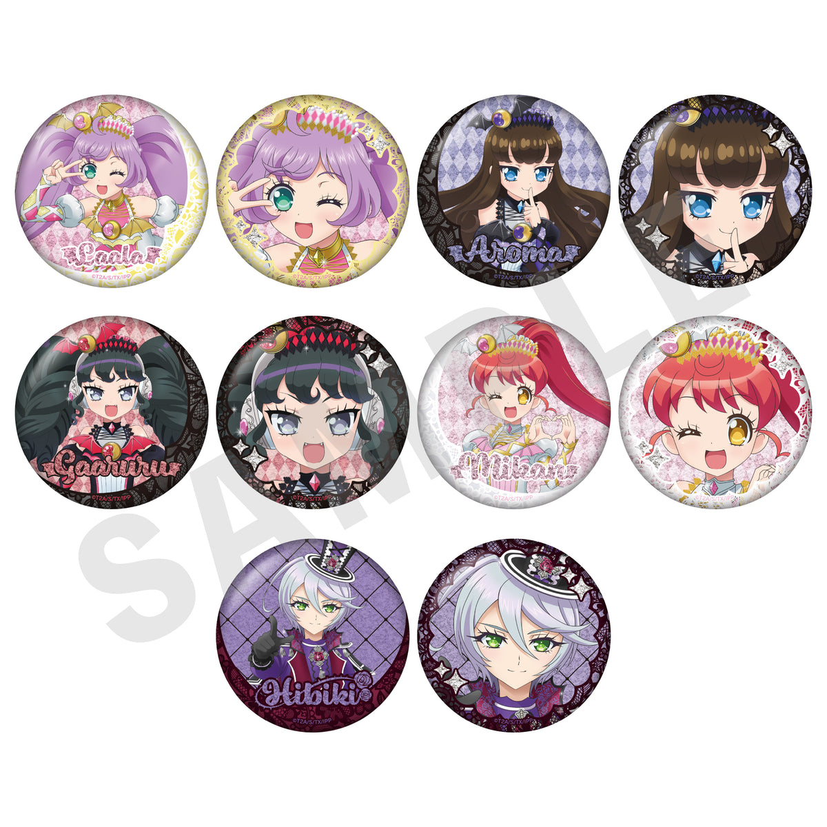 バラ売り可　アニメ　缶バッジ　30点セット VAZZROCK THE ANIMATION 描き下ろし缶バッジセット