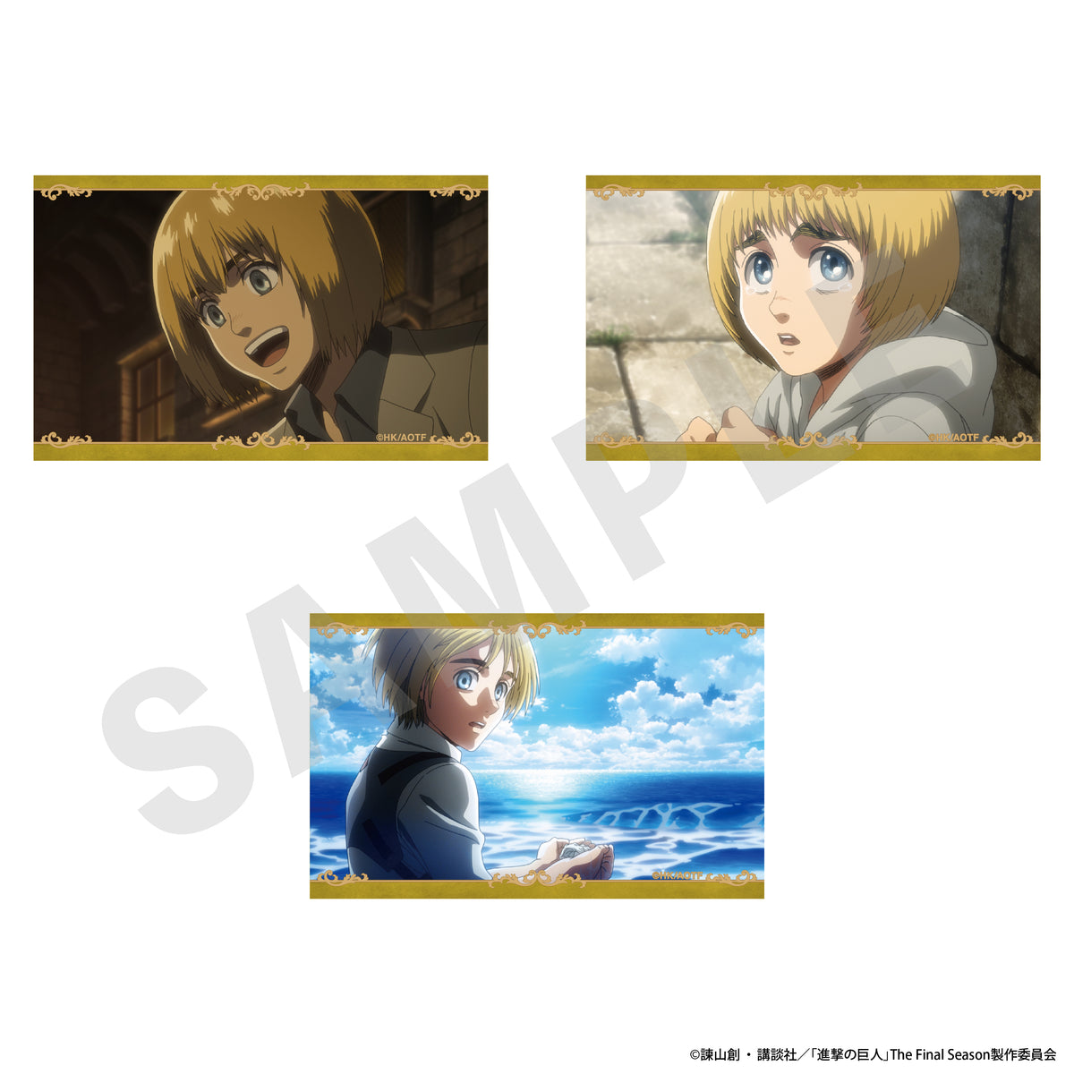 TVアニメ『進撃の巨人』 ビジュアルカード3枚セットA（アルミン