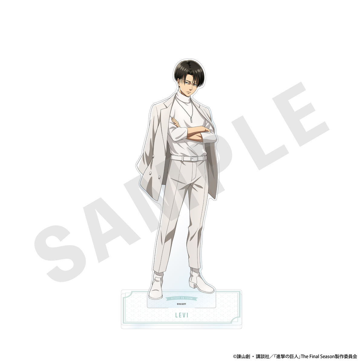 進撃の巨人 リヴァイ デカアクリルスタンド PALE TONE series TVアニメ『進撃の巨人』 ホワイトコーデシリーズ ビッグアクリル