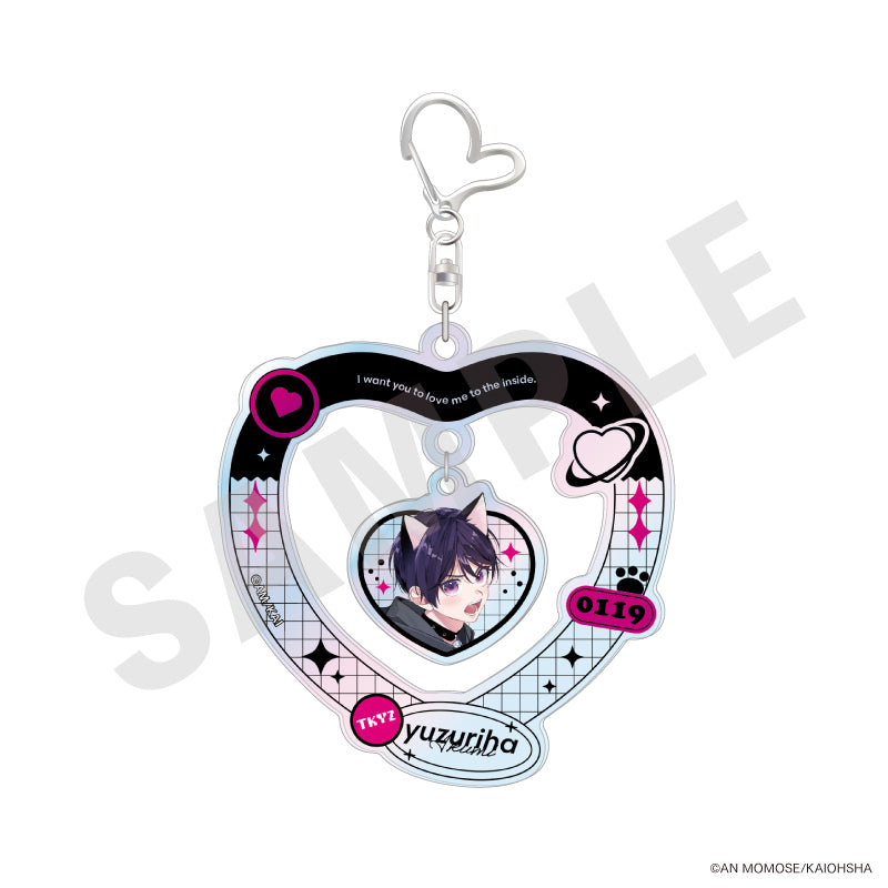 ナカまであいして　アクリルスタンド　アクリルキーホルダー　缶バッジ ナカまであいして』のトレーディングゆらゆらアクリル