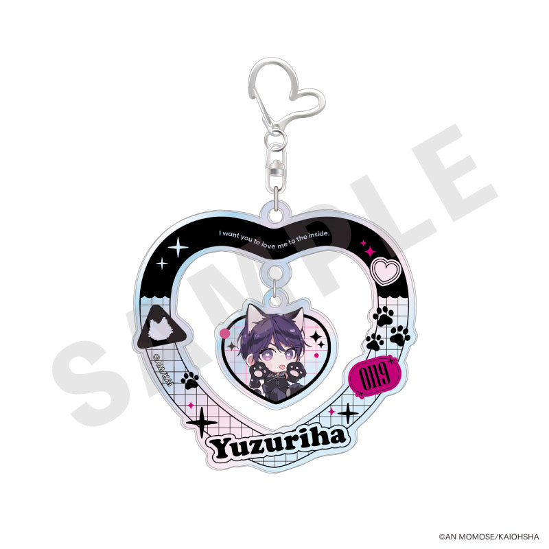 ナカまであいして　アクリルスタンド　アクリルキーホルダー　缶バッジ ナカまであいして』のトレーディングゆらゆらアクリル