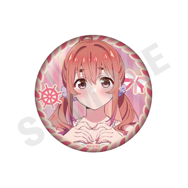 彼女、お借りします のグッズ、桜沢墨の缶バッジの画像です