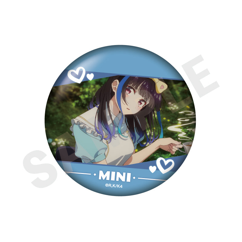 彼女、お借りします のグッズ、八重森みにの缶バッジの画像です