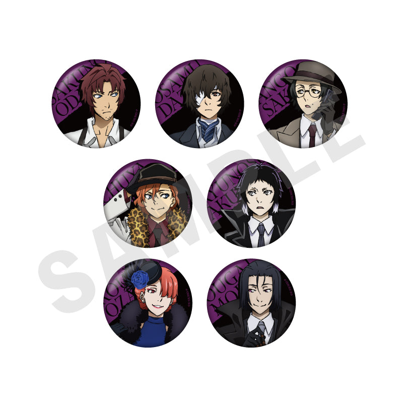 文豪ストレイドッグス マルイ 十五夜 等身イラスト缶バッジ セット　エラー　レア 文豪ストレイドッグス ホログラムビッグ缶バッジセット 第5