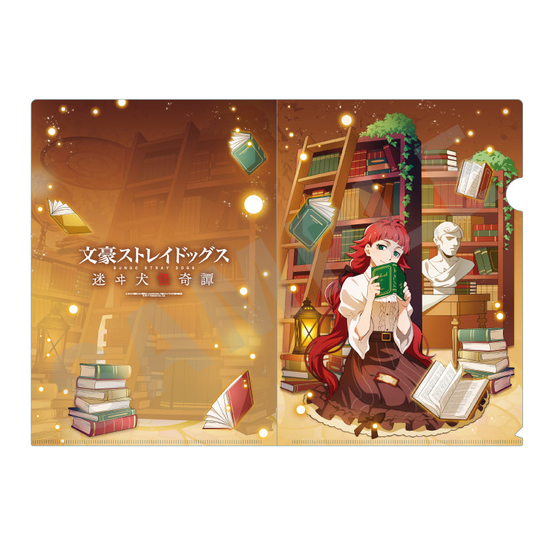 文豪ストレイドッグス森鴎外記念館 クリアファイル ちらし イラスト