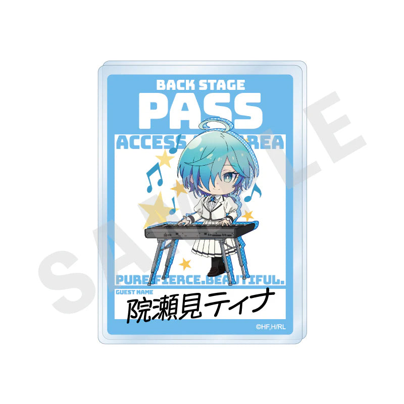 ロックは淑女の嗜みでして のグッズ、院瀬見ティナのお名前バッジの画像です