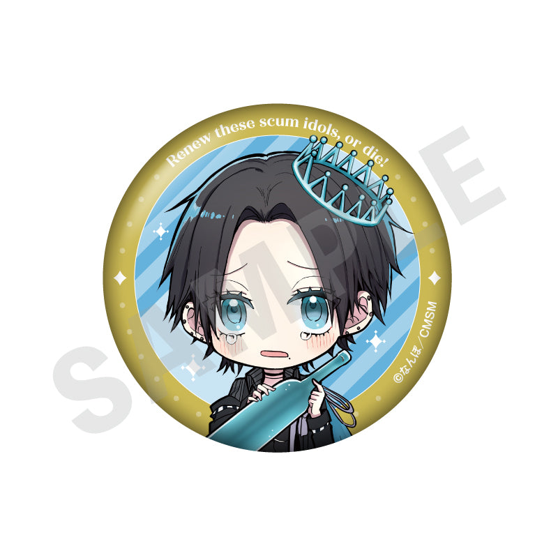 ゴミカスアイドル更生させないと私が死ぬ のグッズ、天鬼ナルの缶バッジの画像です