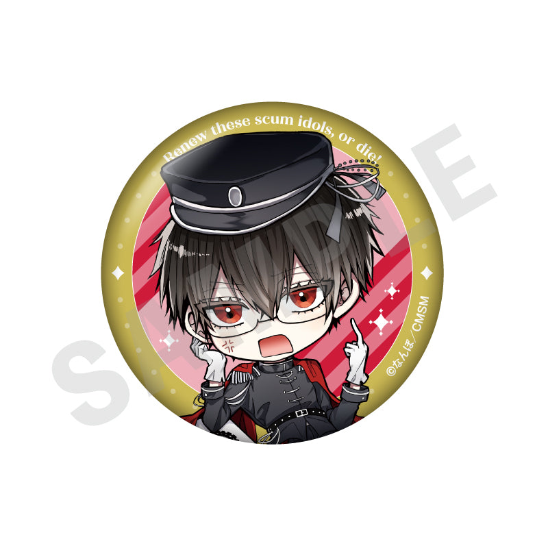 ゴミカスアイドル更生させないと私が死ぬ のグッズ、五味ロンの缶バッジの画像です