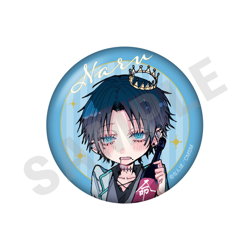 ゴミカスアイドル更生させないと私が死ぬ のグッズ、天鬼ナルの缶バッジの画像です