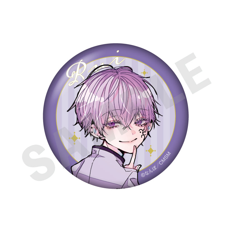 ゴミカスアイドル更生させないと私が死ぬ のグッズ、槍原ルイの缶バッジの画像です