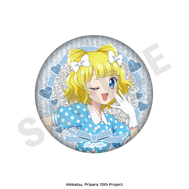 アイカツ！×プリパラ THE MOVIE -出会いのキセキ！- のグッズ、南みれぃの缶バッジの画像です