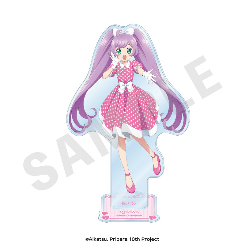 アイカツ！×プリパラ THE MOVIE -出会いのキセキ！- のグッズ、真中らぁらのアクリルスタンドの画像です
