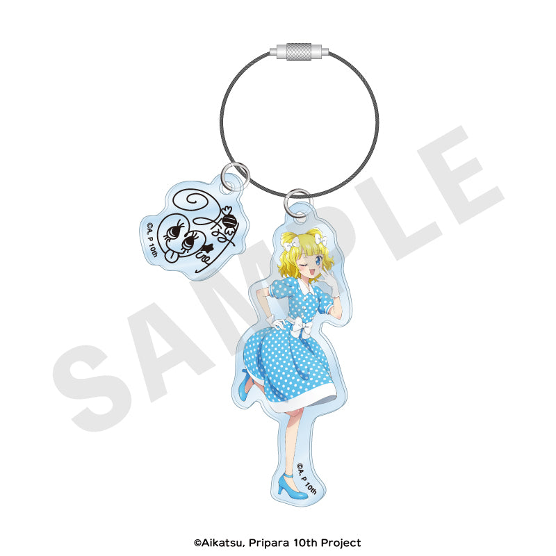 アイカツ！×プリパラ THE MOVIE -出会いのキセキ！- のグッズ、南みれぃのアクリルキーホルダーの画像です
