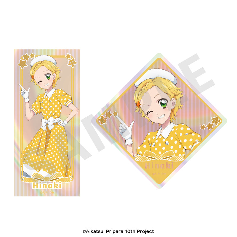 アイカツ！×プリパラ THE MOVIE -出会いのキセキ！- のグッズ、新条ひなきのステッカーの画像です