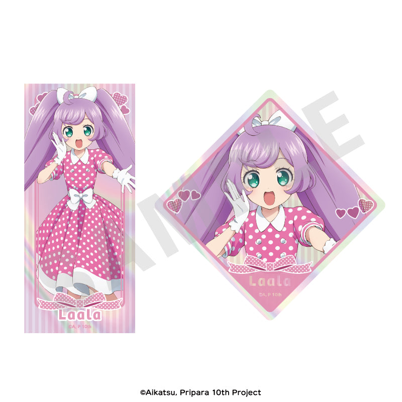 アイカツ！×プリパラ THE MOVIE -出会いのキセキ！- のグッズ、真中らぁらのステッカーの画像です