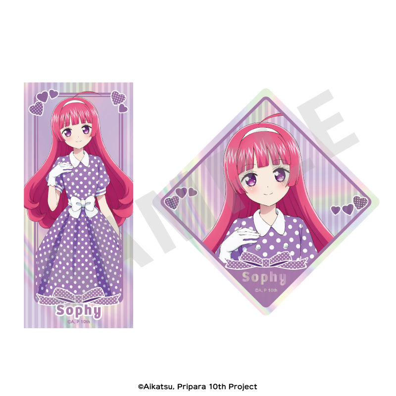 アイカツ！×プリパラ THE MOVIE -出会いのキセキ！- のグッズ、北条そふぃのステッカーの画像です