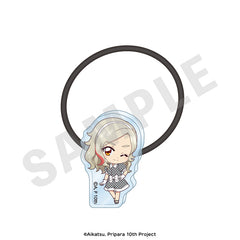 「アイカツ！×プリパラ THE MOVIE -出会いのキセキ！-」 アクリルヘアゴム ミニキャラver.（黒沢 凛）