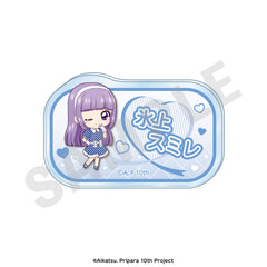 「アイカツ！×プリパラ THE MOVIE -出会いのキセキ！-」 お名前バッジ ミニキャラver.（氷上 スミレ）