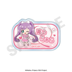 「アイカツ！×プリパラ THE MOVIE -出会いのキセキ！-」 お名前バッジ ミニキャラver.（真中 らぁら）