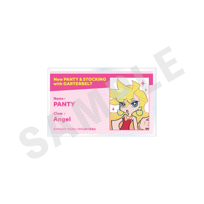 New PANTY & STOCKING with GARTERBELT のグッズ、パンティのプロフィールバッジの画像です
