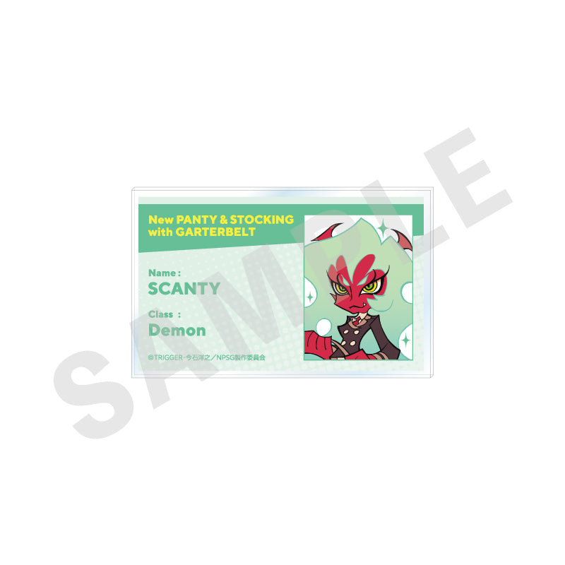 New PANTY & STOCKING with GARTERBELT のグッズ、スキャンティのプロフィールバッジの画像です