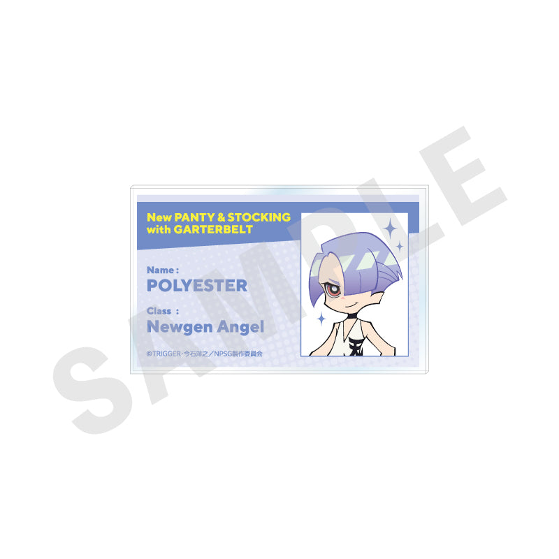 New PANTY & STOCKING with GARTERBELT のグッズ、ポリエステルのプロフィールバッジの画像です