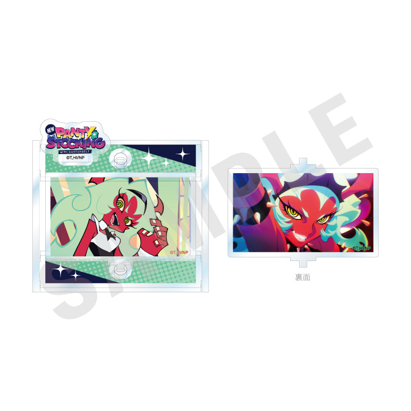 New PANTY & STOCKING with GARTERBELT のグッズ、スキャンティのくるくるアクリルスタンドの1枚目の画像です