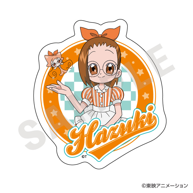 おジャ魔女どれみ のグッズ、藤原はづきのダイカットステッカーの画像です