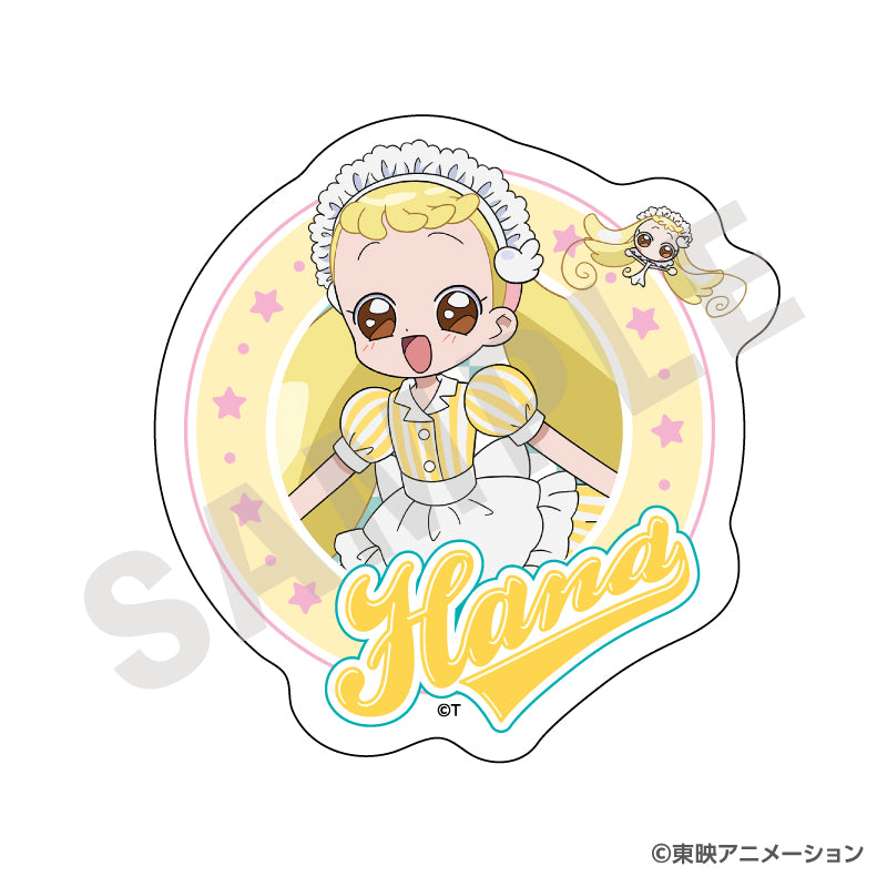 おジャ魔女どれみ のグッズ、ハナのダイカットステッカーの画像です