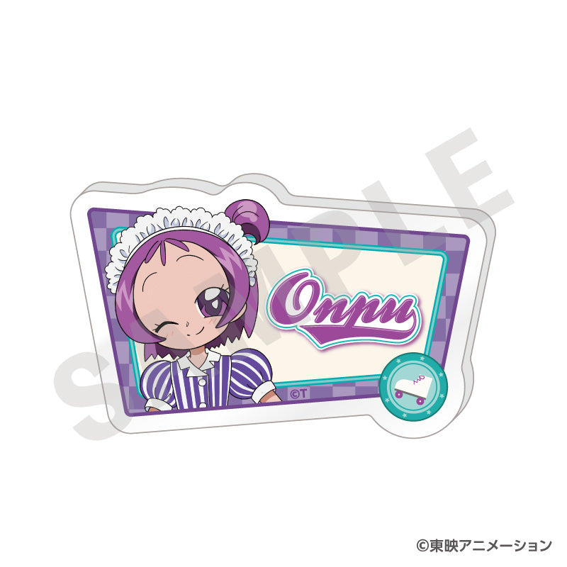 おジャ魔女どれみ のグッズ、瀬川おんぷのお名前バッジの画像です