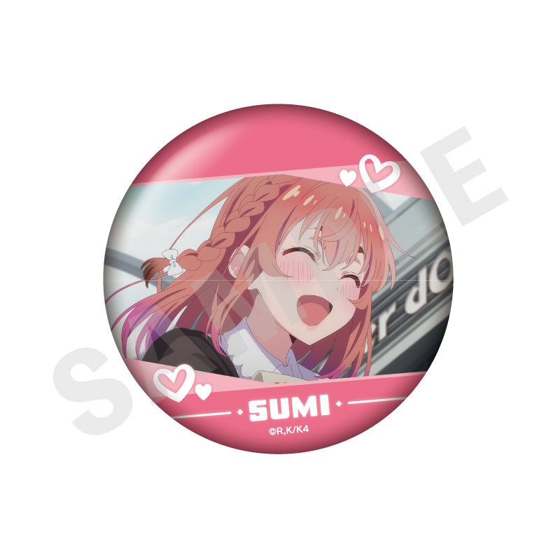 彼女、お借りします のグッズ、桜沢墨の缶バッジの画像です