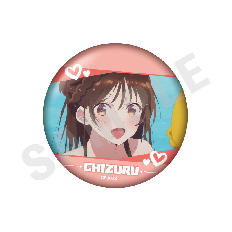 彼女、お借りします のグッズ、水原千鶴の缶バッジの画像です