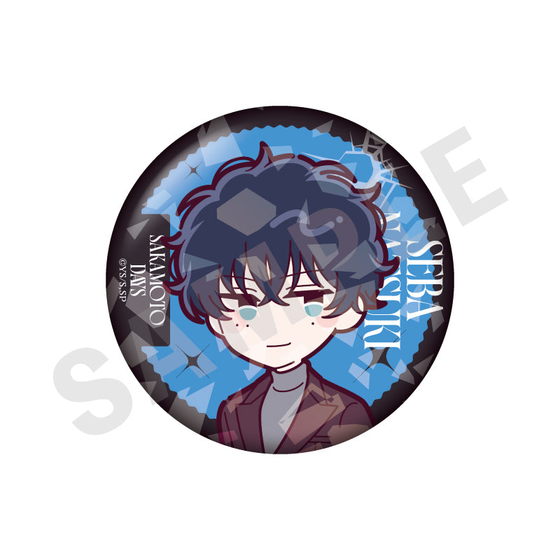 SAKAMOTO DAYS のグッズ、夏生の缶バッジの画像です