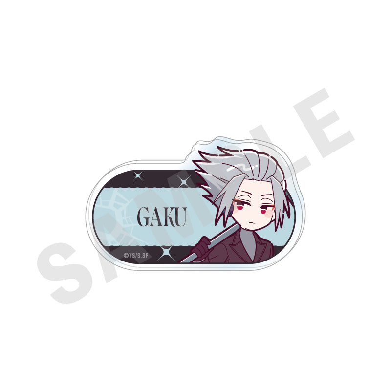 SAKAMOTO DAYS のグッズ、楽のお名前バッジの画像です