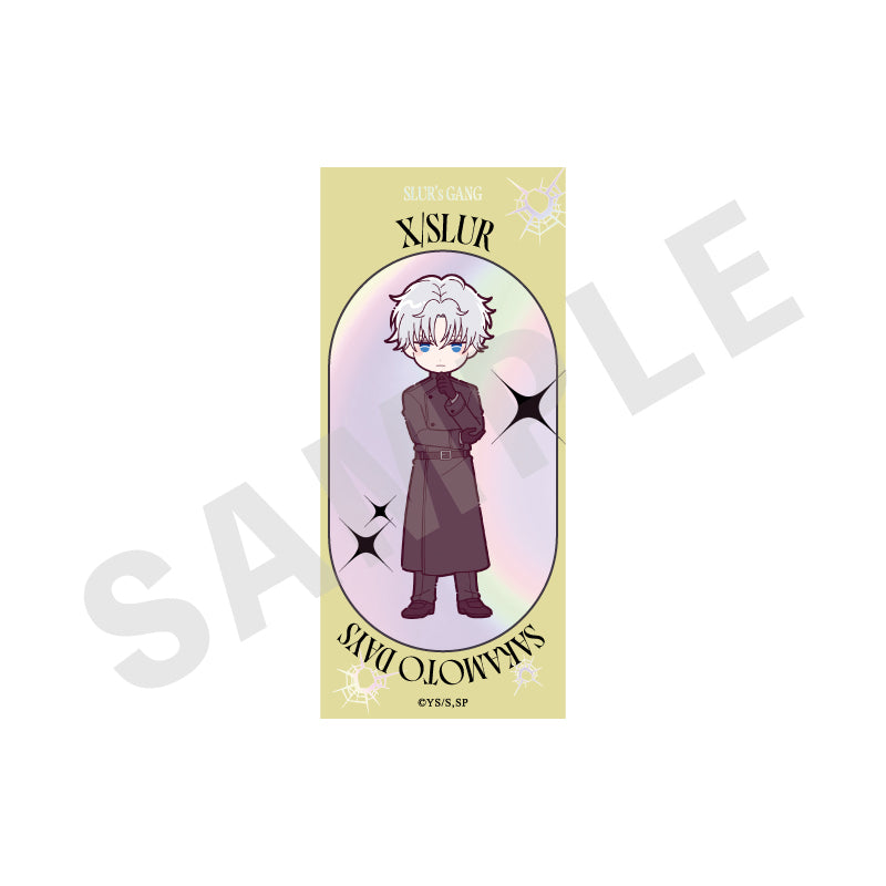 SAKAMOTO DAYS のグッズ、X・スラーのステッカーの画像です