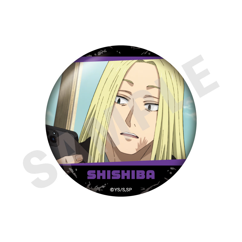 SAKAMOTO DAYS ～favorite series～のグッズ、神々廻の缶バッジの画像です